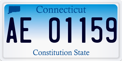CT license plate AE01159