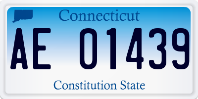 CT license plate AE01439