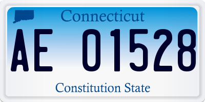 CT license plate AE01528