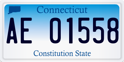CT license plate AE01558