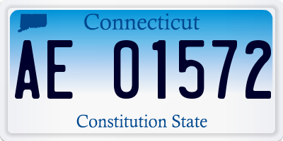 CT license plate AE01572