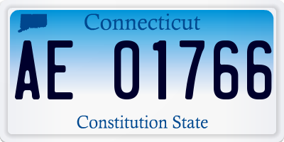 CT license plate AE01766
