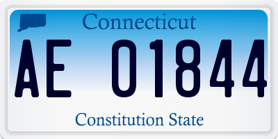 CT license plate AE01844