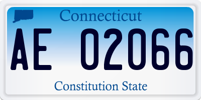 CT license plate AE02066