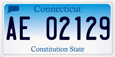 CT license plate AE02129