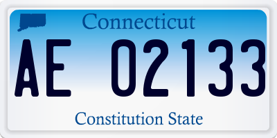 CT license plate AE02133
