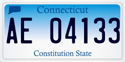 CT license plate AE04133