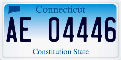 CT license plate AE04446