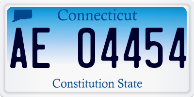CT license plate AE04454