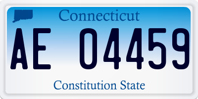 CT license plate AE04459