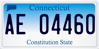 CT license plate AE04460