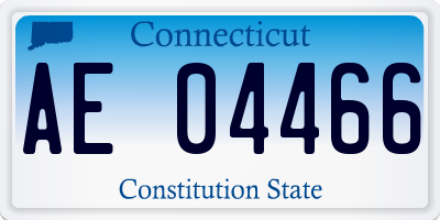 CT license plate AE04466