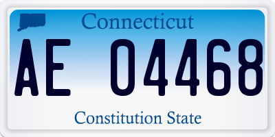 CT license plate AE04468