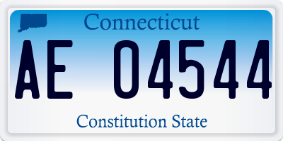 CT license plate AE04544