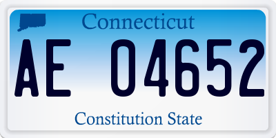 CT license plate AE04652