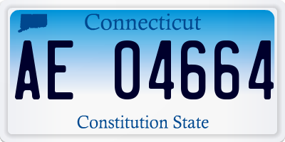 CT license plate AE04664