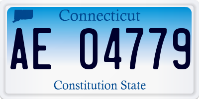 CT license plate AE04779