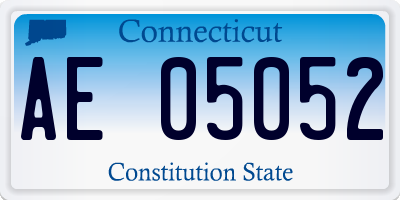 CT license plate AE05052
