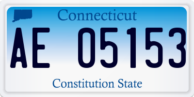 CT license plate AE05153