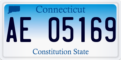 CT license plate AE05169