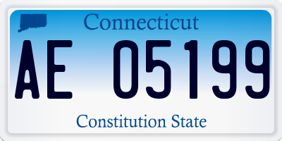CT license plate AE05199