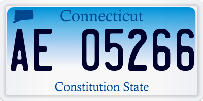 CT license plate AE05266