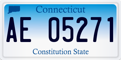 CT license plate AE05271