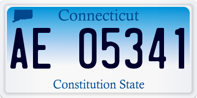 CT license plate AE05341