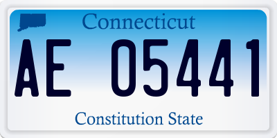 CT license plate AE05441