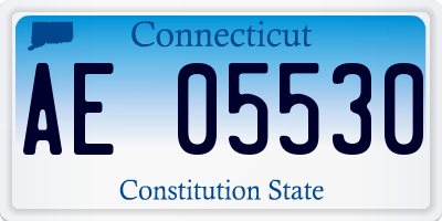 CT license plate AE05530