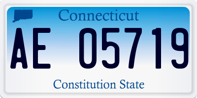 CT license plate AE05719