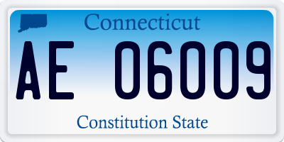 CT license plate AE06009