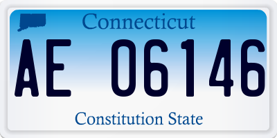 CT license plate AE06146