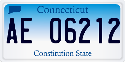 CT license plate AE06212