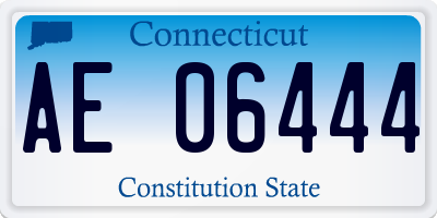 CT license plate AE06444