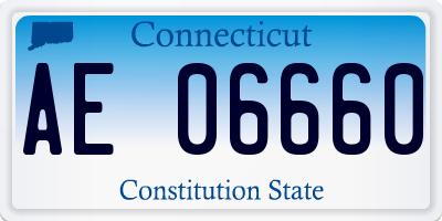 CT license plate AE06660