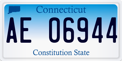 CT license plate AE06944