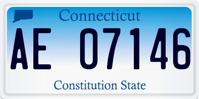 CT license plate AE07146