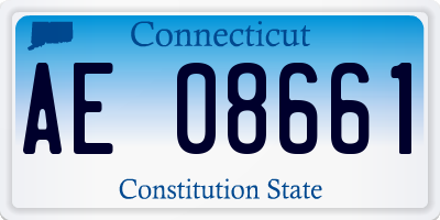 CT license plate AE08661