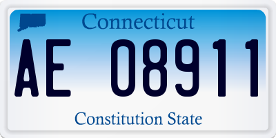 CT license plate AE08911