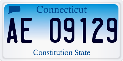 CT license plate AE09129