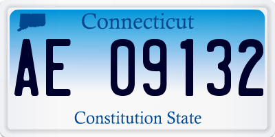 CT license plate AE09132