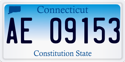 CT license plate AE09153