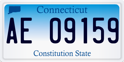CT license plate AE09159