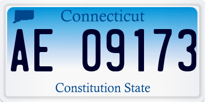 CT license plate AE09173