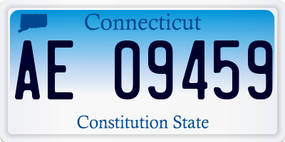 CT license plate AE09459