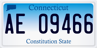 CT license plate AE09466