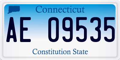 CT license plate AE09535