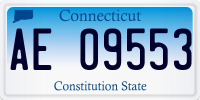 CT license plate AE09553