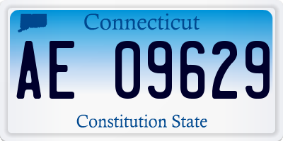 CT license plate AE09629